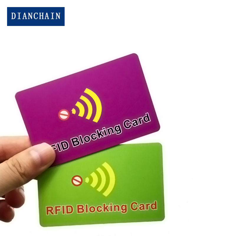 RFID Blocking Card NFC Shielding Anti-theft Swipe to Prevent ID/Bank Card Information From Being Stolen