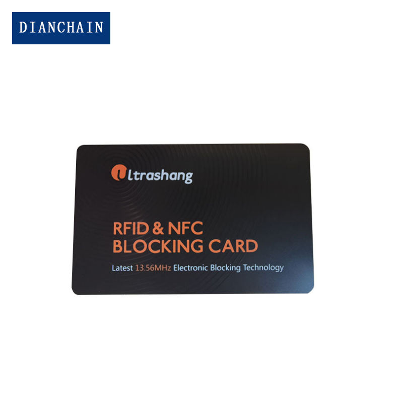 Printable RFID Blocker Card Signal Shield Safety Guard NFC Blocking Protector Card