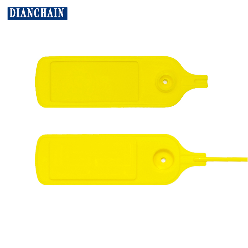 61*27mm plastic seal label UHF RFID label U9 chip disposable anti-dismantling label